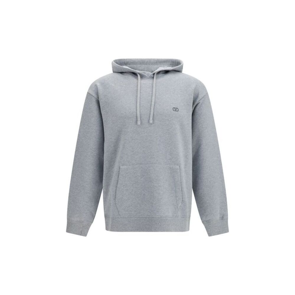 Valentino Gray Cotton Men's Sweatshirt
